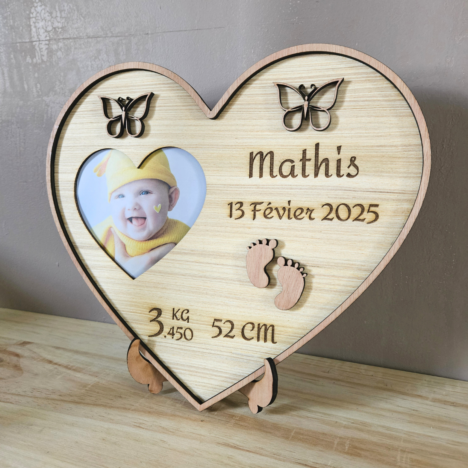 📌 Cadre Naissance Personnalisable👶💖