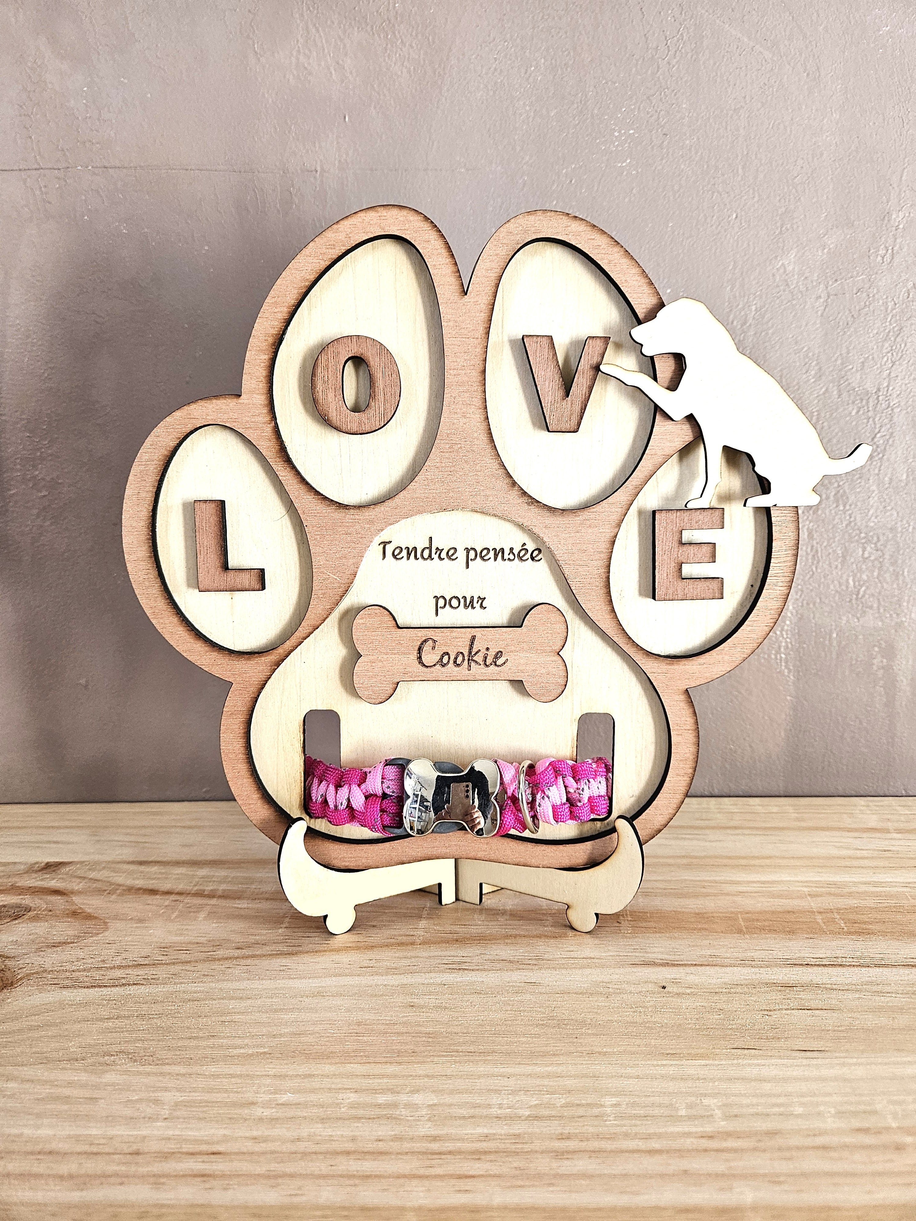 🐶 Cadre Hommage Chien Personnalisable