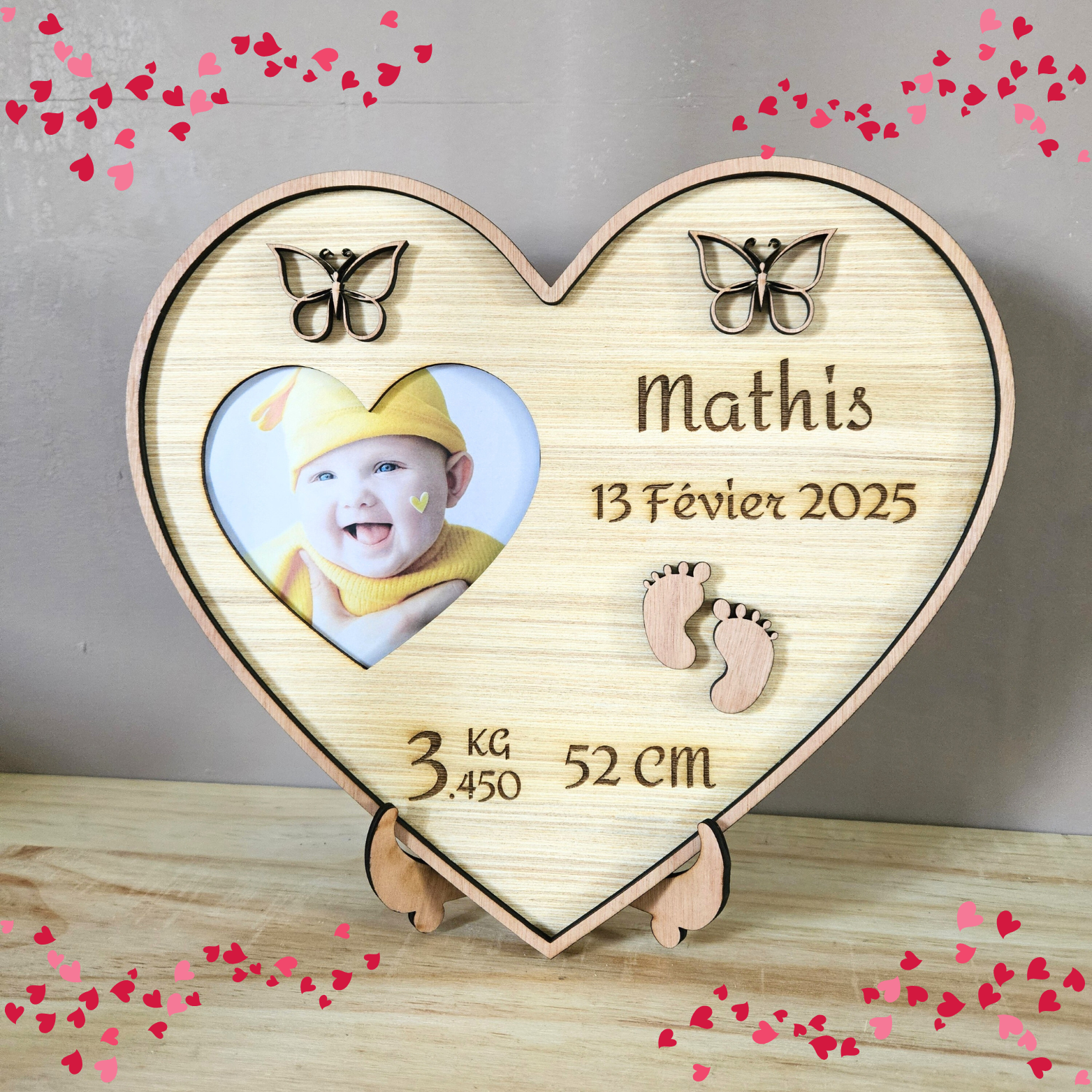 📌 Cadre Naissance Personnalisable👶💖