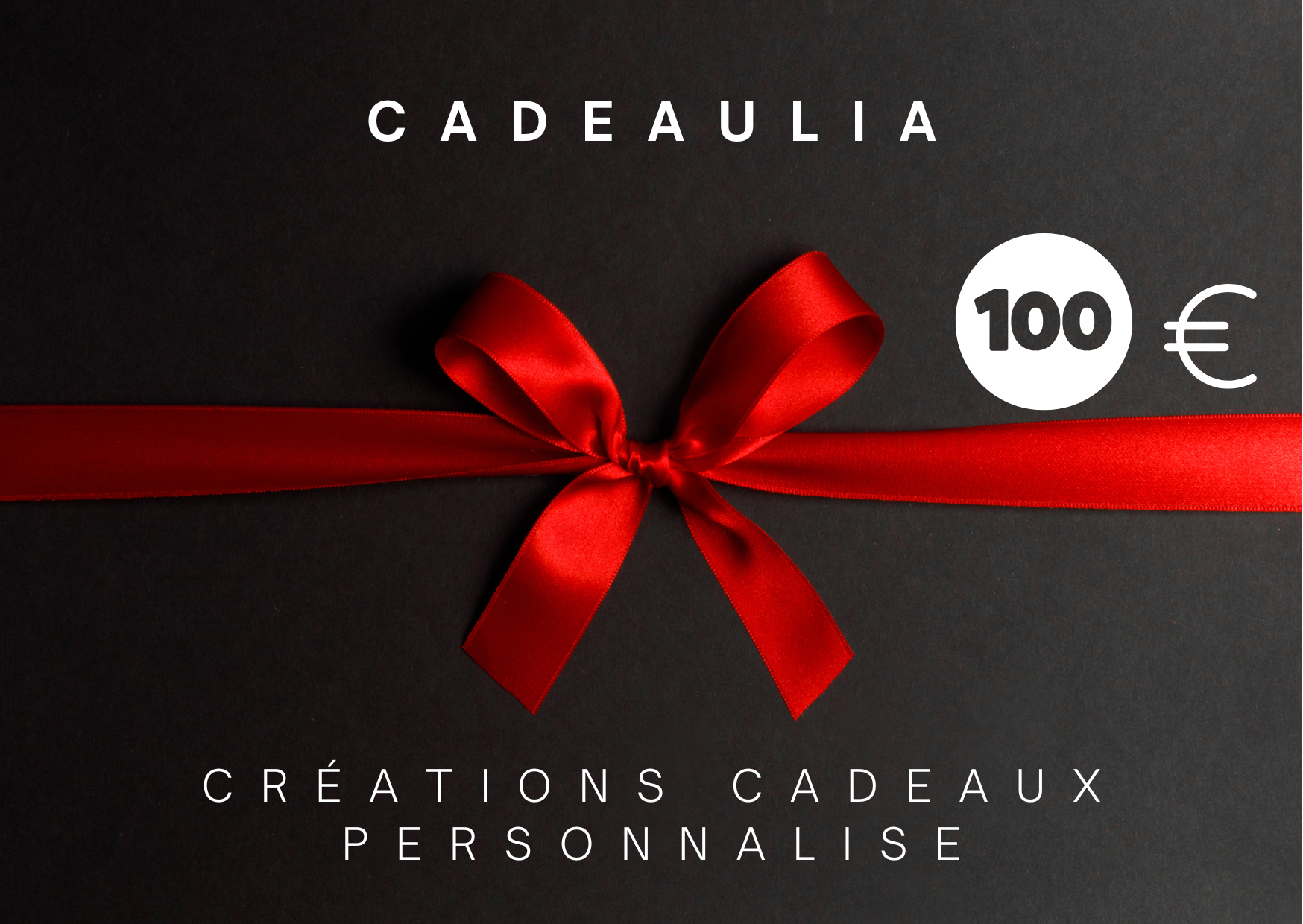 Carte Cadeaux Cadeaulia 100 Euro