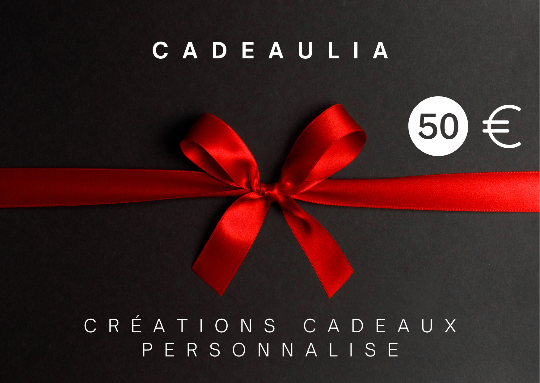 Carte Cadeaux Cadeaulia 50 Euro