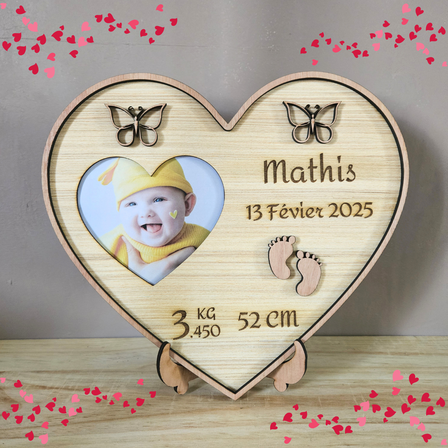 📌 Cadre Naissance Personnalisable👶💖