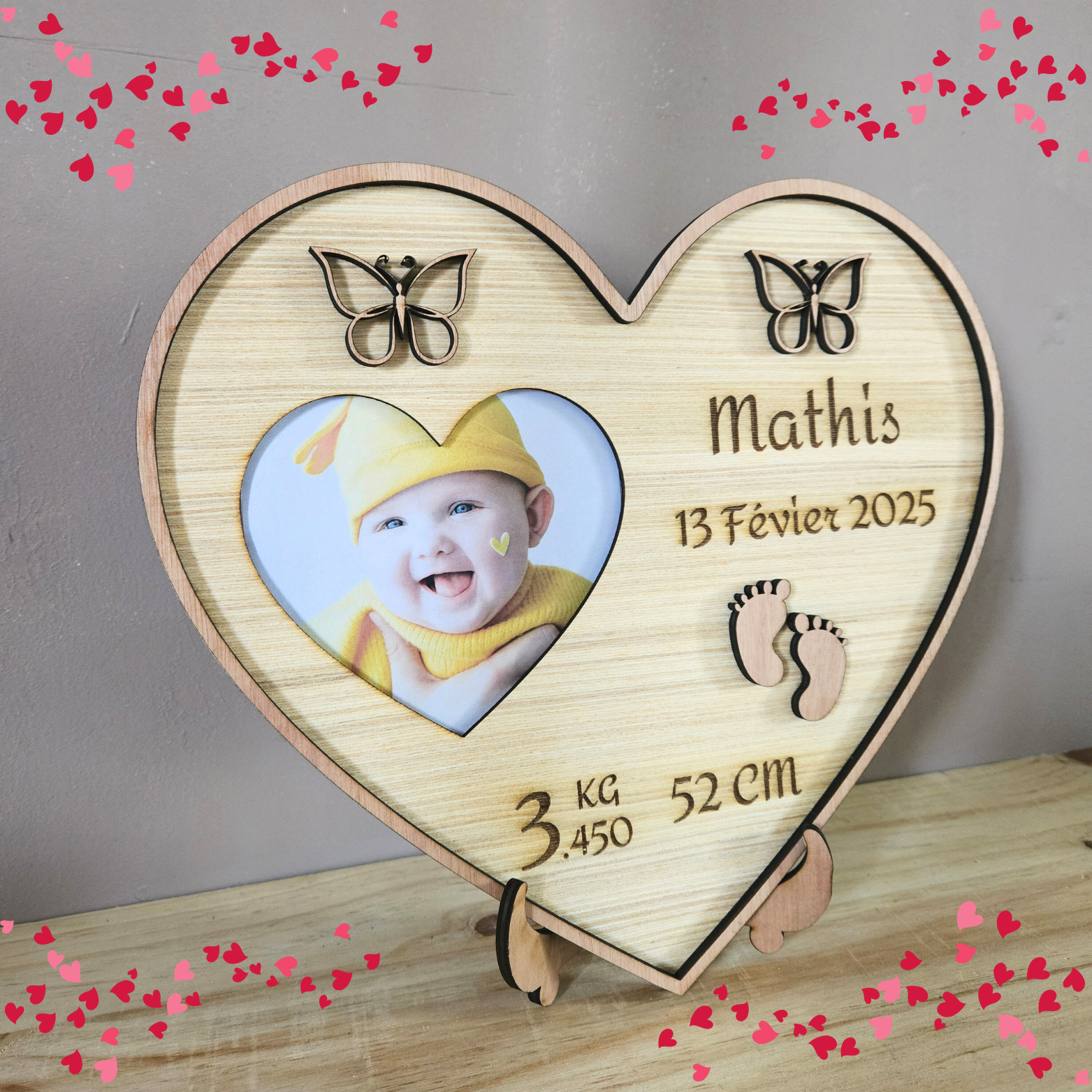 📌 Cadre Naissance Personnalisable👶💖