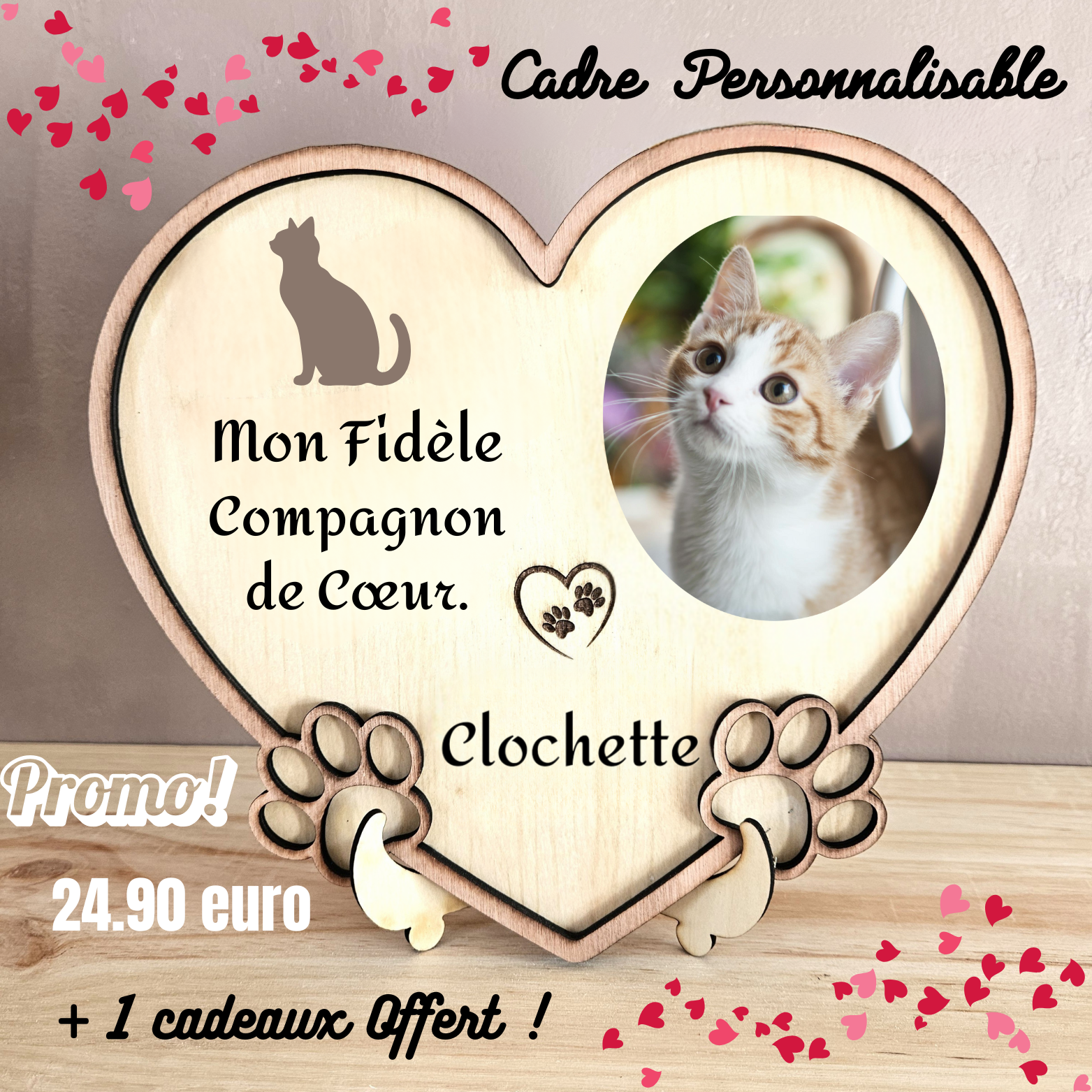 🐱 Cadre Chat Personnalisé