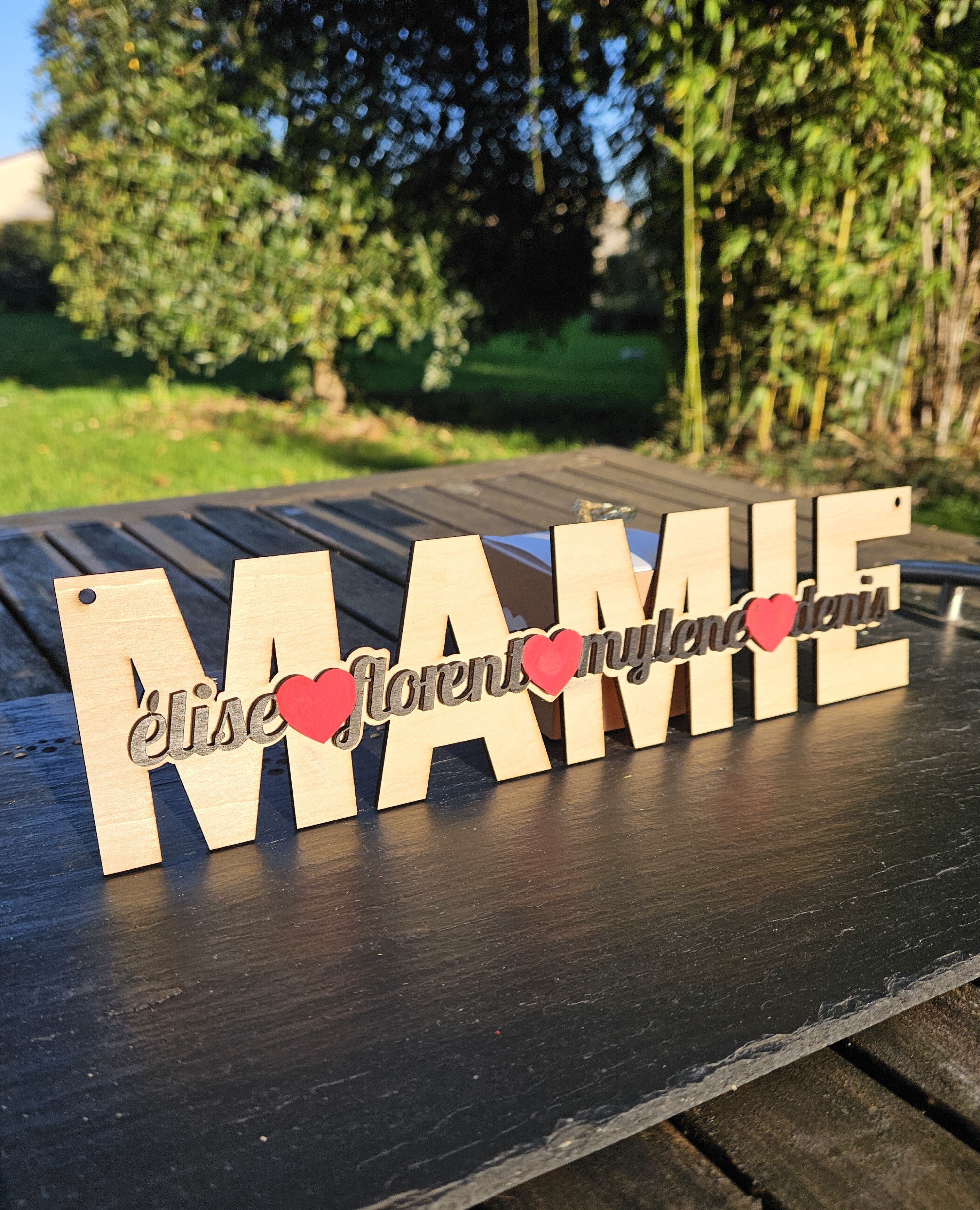 💖 Déco Mamie Nom enfant Personnalisable