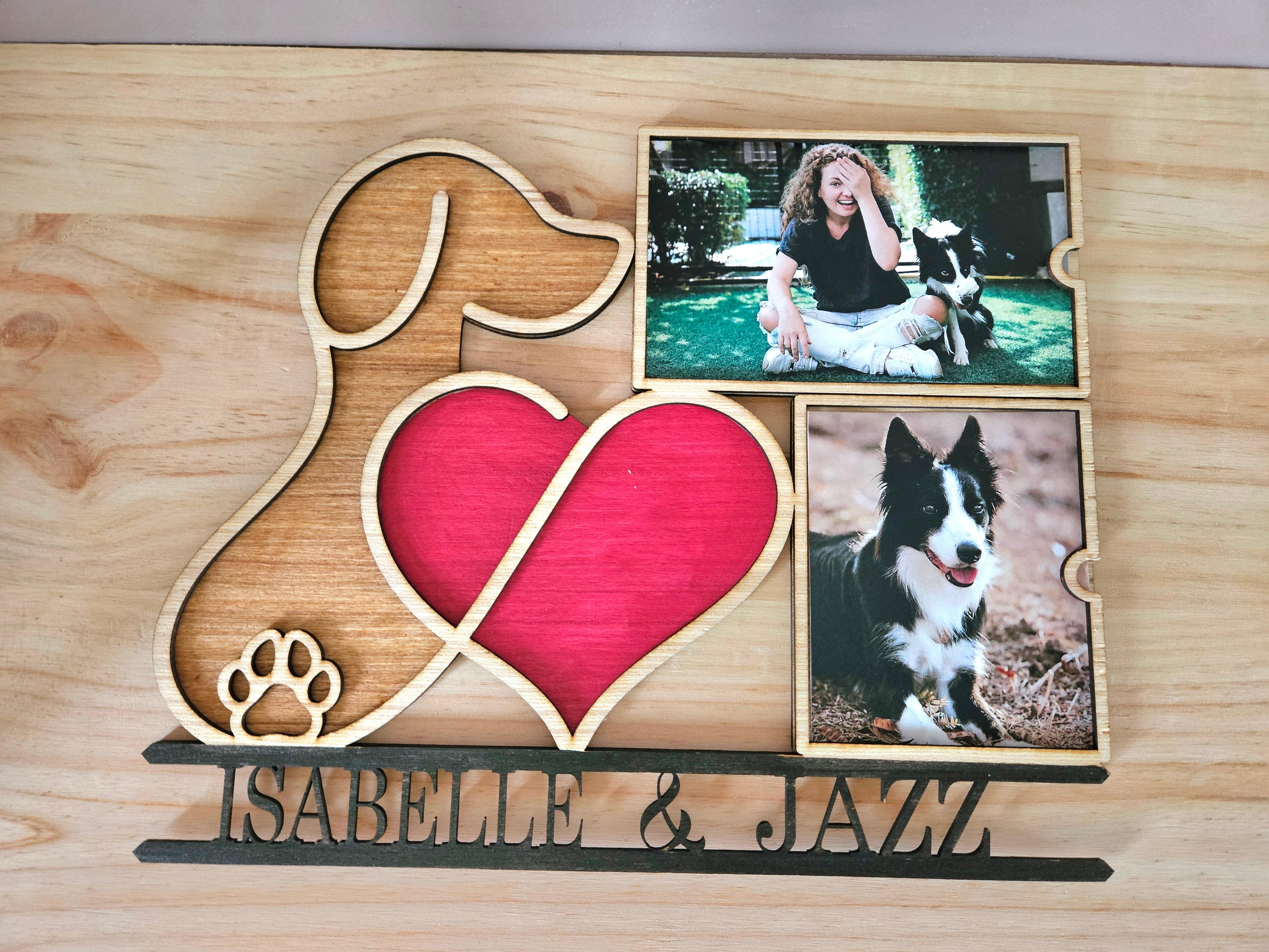 🐶 Cadre Photo Chien Personnalisé