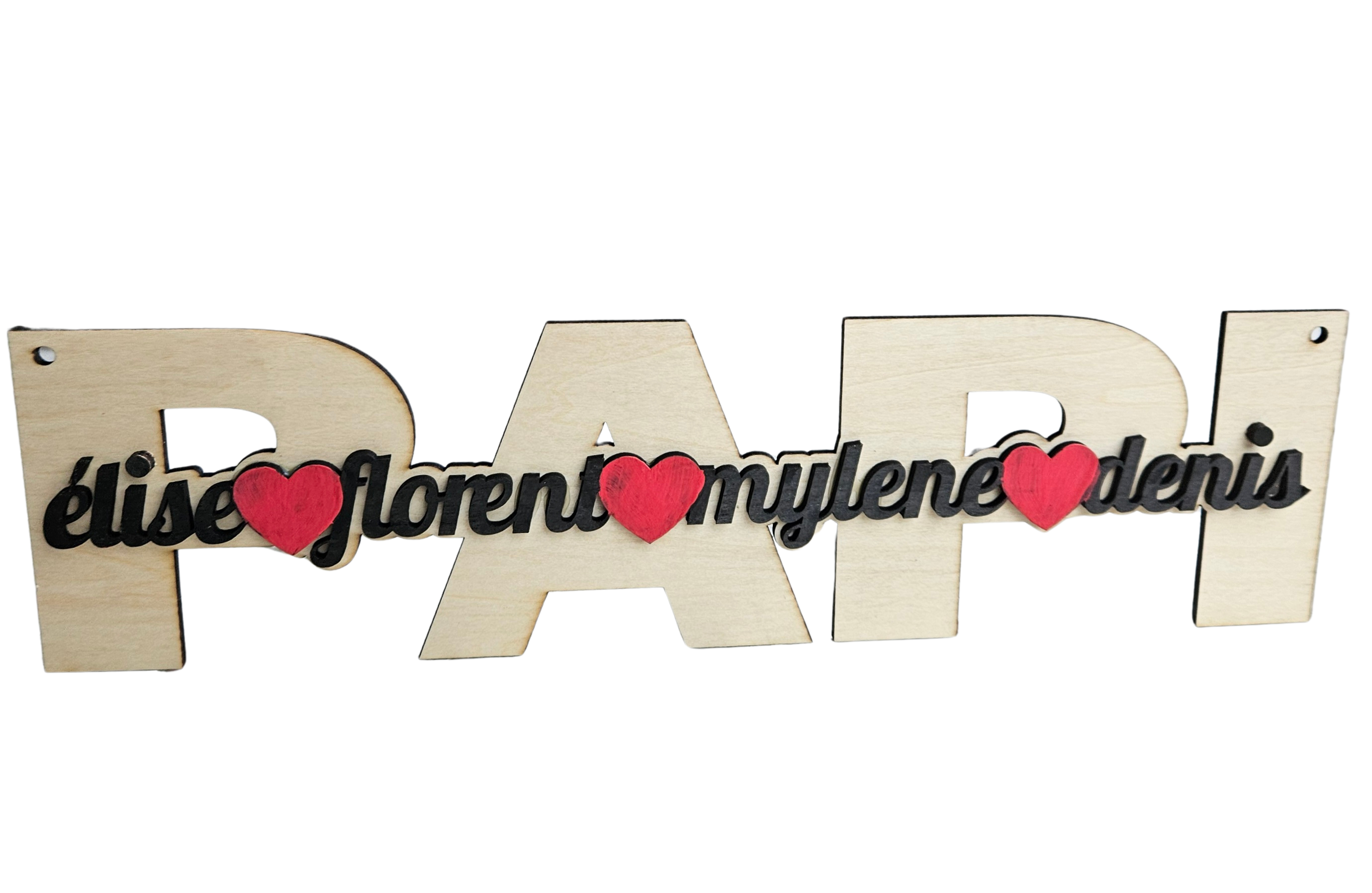 💙 Déco Papi Nom Enfant Personnalisable